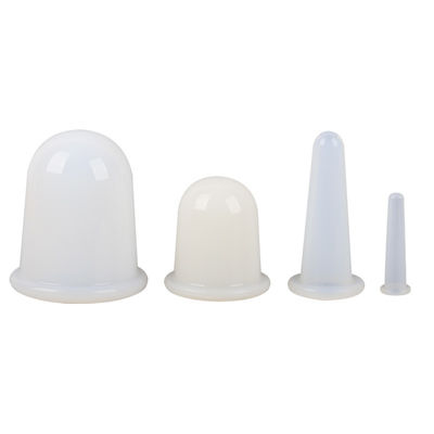 Custom Logo 4 In 1 Silicone Facial Massage Cups Face Lifting Mini Anti Aging Therapy
