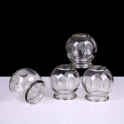 Suction 4 Pcs Body Vacuum Massage Cupping Glass Thickened