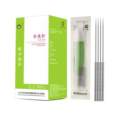 Single Use Stainless Steel Acupuncture Needles For Chinese Medicine 13-75mm