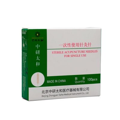 Safe Acupuncture Needles Sterilized Disposable 0.20~0.40mm For Beauty Treatment
