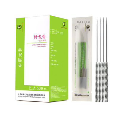 10mm Handle Length Straight Acupuncture Intradermal Needles For Traditional Chinese Medicine And  Relief
