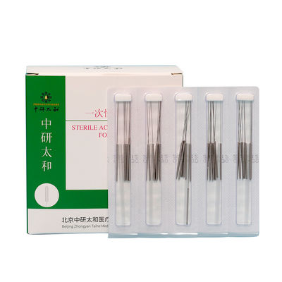 Press Disposable Acupuncture Needles Copper Handle 100pcs