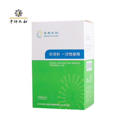 0.18mm Zhongyan Taihe Acupuncture Needle Dialysis Packaging