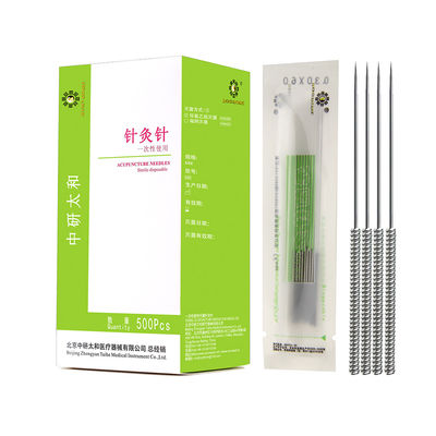Silvery Zhongyan Taihe Acupuncture Needles Painless Intradermal Needles For Facial Acupuncture