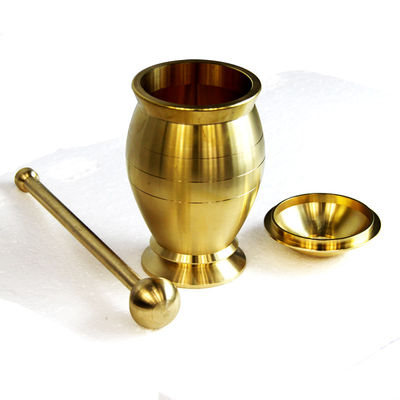 ODM Medicine Pure Copper Mortar And Pestle Stainless Steel