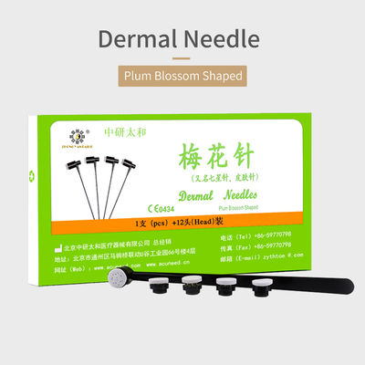 ISO13485 Plum Blossom 7 Star Needle Acupuncture With 12 Replaceable Heads