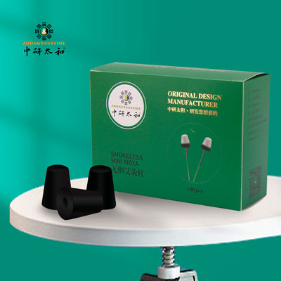 Black Aged Wormwood Moxibustion Improve Body Detoxify Boost Wellness Relieve Symptoms Herbal Therapy