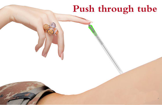 0.16mm Silver Intradermal Acupuncture Needles For Pain Relief