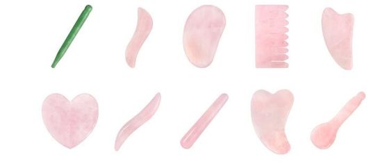 GB 2024-2016 Safety Standard Irregular Jade Guasha Tools 1 Piece Suitable for Therapeutic Massage and Wellness Practices