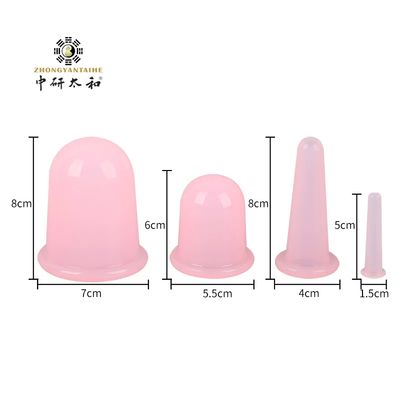 Reusable Silicone Cupping Set For Anti Rheumatic And Detoxifying