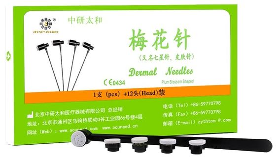 PVC Handle Plum Blossom Needles 12 Needles Box Acupuncture Needles Suitable for Professional in Acupuncture and Wellness