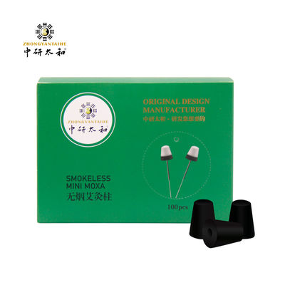 Smokeless Pure Moxa Rolls for Moxibustion Directions Place On Acupuncture Points And Light The End Of The Roll Smoke