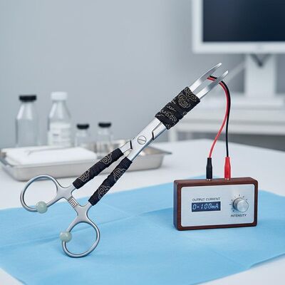 Forceps Hamostatic Traditional Chinese Medicine Devices Providing Output Current 0-100mA Ensuring Performance in Medical Practice