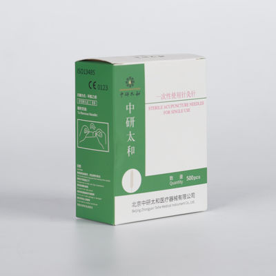 Safe Acupuncture Needles Sterilized Disposable 0.20~0.40mm For Beauty Treatment