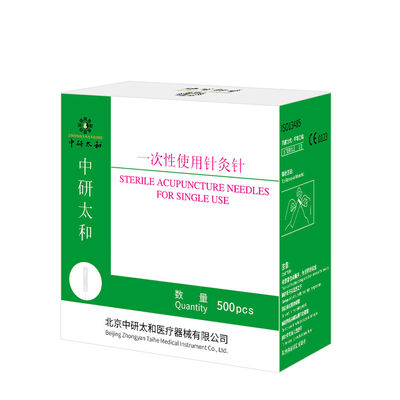 Zhongyan Taihe High Quality 500pcs Disposable Sterile Acupuncture Needles Acupuncture Therapy