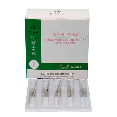 Zhongyan Taihe High Quality 500pcs Disposable Sterile Acupuncture Needles Acupuncture Therapy