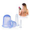 GPPS Plastic Vacuum Massage Cups For Face Silicone Multifunctional