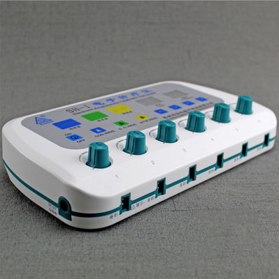 Output Intensity 0-10mA Electronic Acupuncture Treatment Instrument White Frequency 1-100Hz for Professional Therapy Applications