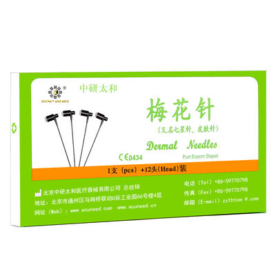 15cm Sterile Professional Plum Blossom Needles Essential Body Improvement Tool 12pcs/Box