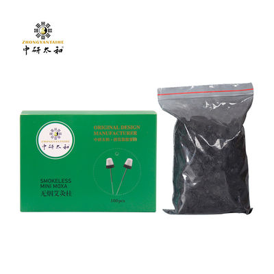 Black Pure Moxa Rolls for Moxibustion 3 Years Expiration Date Professional-Grade Material