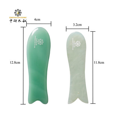 Green Jade Roller Gua Sha Set Effective To Relax Muscles And Tissues Improves Blood Flow And Enhances Skin Glow For Professional