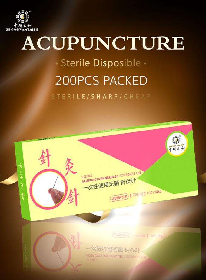 Silver Stainless Spring Handle Dry Needling Tony Acupuncture Needles ...