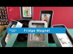 3d Custom Refrigerator Magnet , Crystal Glass Souvenir Fridge Magnet